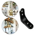 thumbnail image 3 of TISHITA 2xHeavy Duty Shelf Bracket Wall Hanging Shelve d Brackets Black 2Inch , Black 2Inch, 2 Pcs, 3 of 8