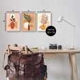 thumbnail image 4 of Stupell Industries Boho Plant Vases Botanical & Floral Painting Gray Framed Art Print Wall Art, 11 x 14, 4 of 10