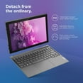 thumbnail image 6 of Lenovo Ideapad Duet 3i 10.3" FHD Touchscreen Laptop, Intel Pentium Silver N5030, 8GB RAM, 128GB HD, Windows 11, Graphite Gray, 82AT00F4US, 6 of 17