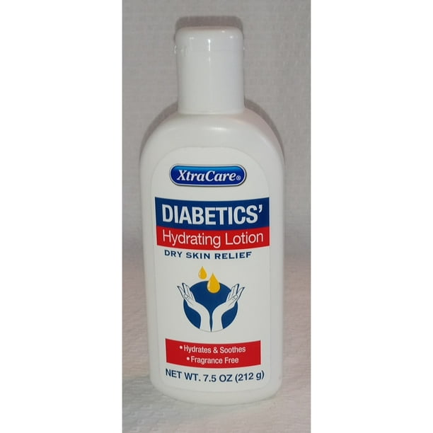 XtraCare Diabetics Hydrating Lotion Dry Skin Relief Fragrance Free