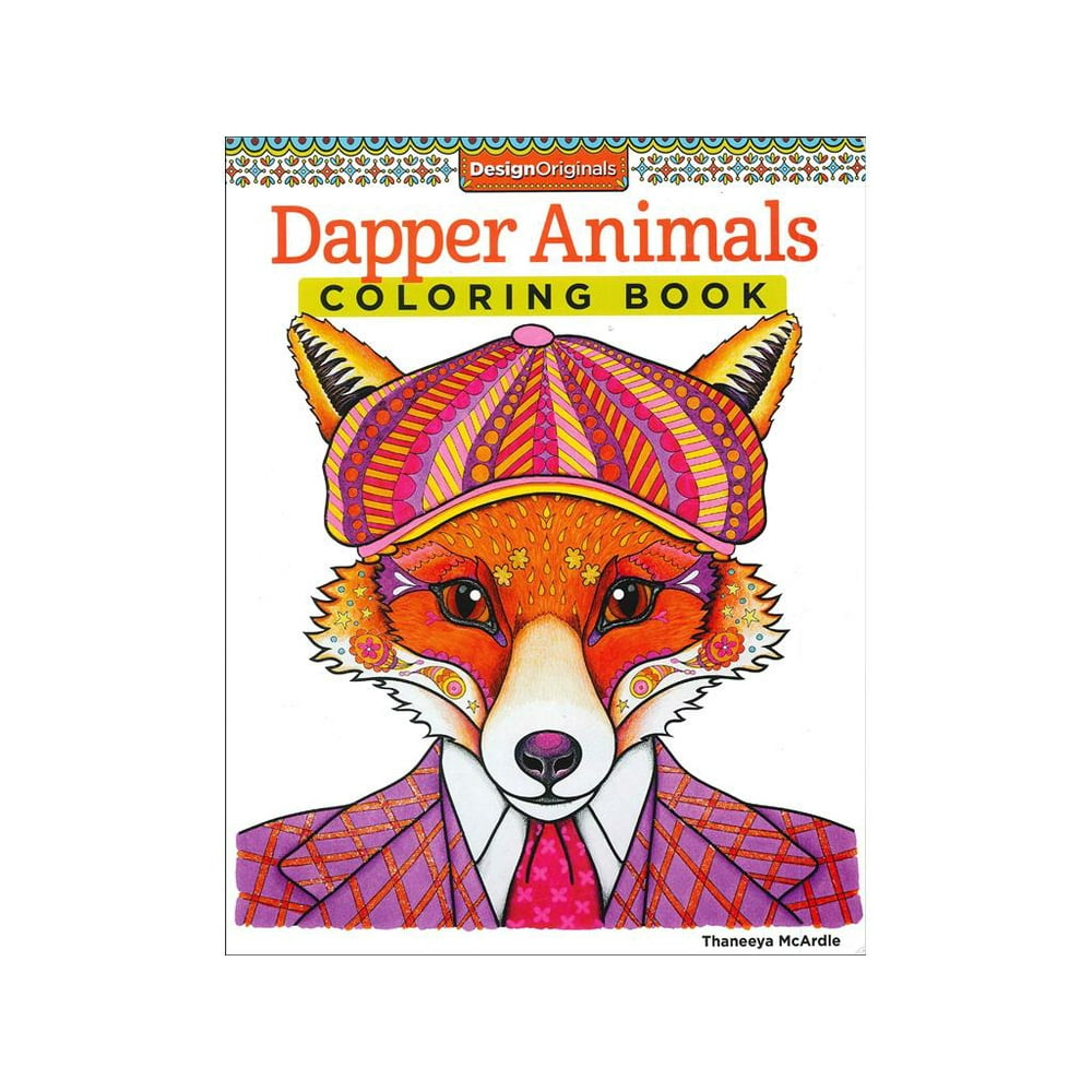 Download Design Originals Dapper Animals Coloring Bk - Walmart.com - Walmart.com