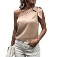 thumbnail image 1 of Txlixc Chaleco de hombro único para mujeres, corbata sin mangas Txlixc moda, 1 of 7