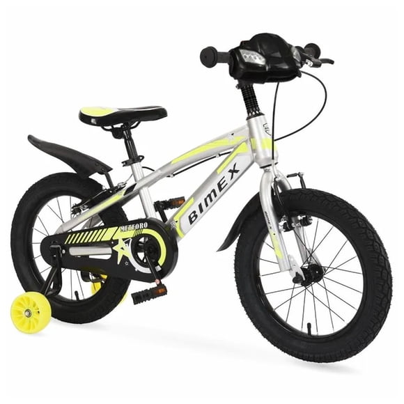 Bicicleta R16 Bimex Meteoro Luz y Sonido Plata