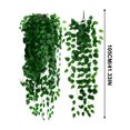 thumbnail image 3 of Xihbxyly Todas Las Ofertas Del Prime Day Hoja de Begonia para Colgar En La Pared, Hiedra para Colgar En La Pared, Hoja de Uva para Colgar En La Pared, Plantas Falsas, Jardinera Artificial para Ventan, 3 of 5