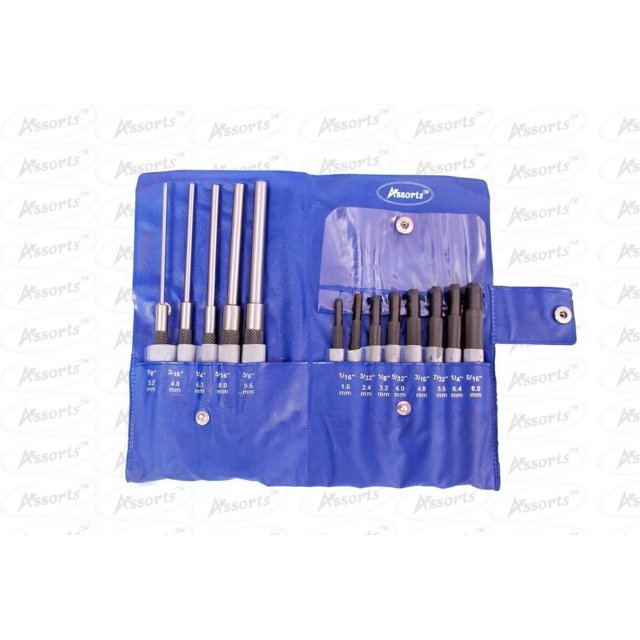 Assorts Jeu de 5 Pcs Long & 8 Pcs Court Pin Punch Set-Hard & Terre/imperial Std