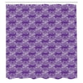 thumbnail image 3 of Ambesonne Magic Moon Shower Curtain, Monochrome Esoteric Art, 69"Wx84"L, Quartz White, 3 of 5