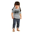 thumbnail image 4 of Proud Army Cousin Military Family Toddler Boy Girl T Shirt Infant Toddler Brisco Brands 6M, 4 of 6