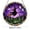 B, variant on Tarmeek Halloween Decorations Witch Suncatcher Hanging Ornament Spooky Decor Glass Pendant Acrylic Stained-Glass Effect for Indoor Outdoor Gothic Home Garden 30cm