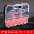 thumbnail image 3 of Wholesale Multi-Compartment Portable Plastic Storage Box for Electronic Components, Screws, and Small Tools - Durable Organizer Case with Divided Sections for Efficient Item Sorting and Accessibility, 3 of 5