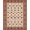 Burgundy Orange Ivory, Pattern 1, variant on ODIKA Shaped Solid Vintage Butterfly Print Boho Ornate Border Layout for Home Office, Gaming Room, Under Desk, Non-Slip Chair-Friendly