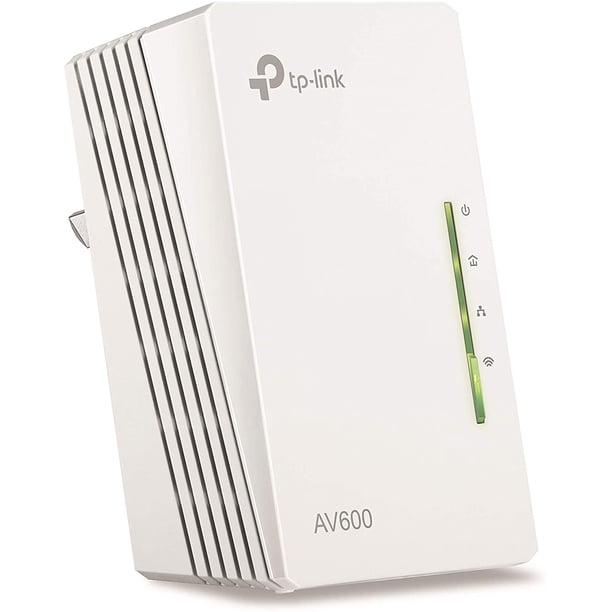 TP-Link AV600 Powerline WiFi Extender - N300 WiFi, Adaptador único adicional, Ethernet sobre Powerline, Plug & Play, Compatible con todos los adaptadores de línea de alimentación TP-Link con difer