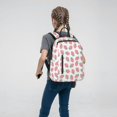 thumbnail image 5 of Naloa Strawberry Print Lightweight DayBackpack Suitable for school, work, shopping, travel, etc., 5 of 5