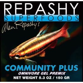 ALIMENTO PARA PECES COMMUNITY PLUS ONMIVORE GEL PREMIX REPASHY 85 GR PAQUETE DE 2 REPASHY 85 GR