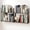 2pc Black, variant on 2-Layer Wall Bookshelf for Book Storage, Floating Book Shelves for Wall, Space Saver, 16in Stud Hanging Books helf, Bedside Shelf for Living Room Bedroom Office, 2 Packs-Dark Brown