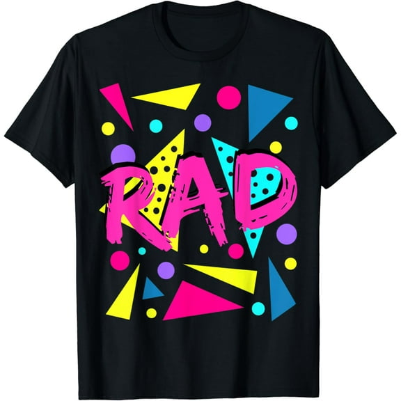 Rad 1980s Vintage Eighties Costume Party t-shirt T-Shirt