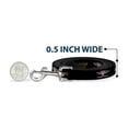 thumbnail image 4 of Buckle-Down Pet Leash, Dog Leash, Buckle Down Logo Adopt Dont Shop Black Yellow, 4 Feet Long 1.0 Inch Wide, 4 of 6