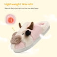 thumbnail image 3 of Cow Slippers for Girls Boys, Cute Cozy Cartoon Fuzzy Cow House Slipper Kids Cows Animal Funny Pillow Cloud Fall Winter Bedroom Home Casual Shoes for Indoor and Outdoor, 3 of 6