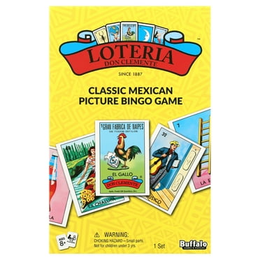 Loteria – Classic Family Mexican Picture Bingo Board Game for Ages 8 and up, by Buffalo Games