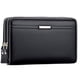 thumbnail image 1 of Cartera de mano para hombre con múltiples tarjetas, doble cremallera, gran capacidad, cartera de negocios para hombre, tarjetero con clip para hombre, 1 of 5
