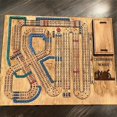 thumbnail image 3 of POINTERTECK Clearance!Cribbage Wars Board Game  Cribbage War Game  2024 New Wooden Cribbage Board Game Set  Fun Table Game with Wooden Board  for Adults and Kids (1Pc), 3 of 6
