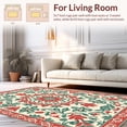thumbnail image 2 of ODIKA 8' x 10' Machine Washable Non-Slip Area Rug, Middle Eastern Medallion High Traffic Rug, Beige, 408898, 2 of 7