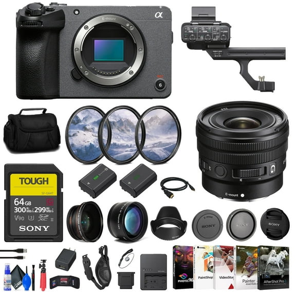 Sony FX30 Digital Cinema Camera with XLR Handle (ILME-FX30)   E 10-20mm G Lens Kit (International Model)