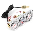 thumbnail image 3 of 2in Universal 3 in 1 Gauge Set Water Temp VoltsOil Press 52mm Meter Mechanical Instrument, 3 of 7