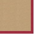thumbnail image 2 of Linon Athena Sisal & Red 4x6 Area Rug, 2 of 5