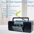 thumbnail image 2 of Grabador portátil con reproductor de casetes WIITHINK Bluetooth, 2 of 9