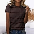 thumbnail image 2 of IROINNID Womens Basic Casual Printed Round Neck Short Sleeve T-Shirt, 2 of 4