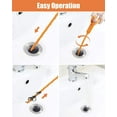 thumbnail image 3 of Herramienta desatascadora de desagües fácil de usar, reutilizable y flexible para usar en diversas áreas, como ducha, fregadero y bañera (7 piezas)., 3 of 6