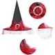 thumbnail image 3 of Accesorios decorativos de Halloween, sombrero de bruja de tela Oxford, sombrero para niños y adultos, tocado, 2 uds., 3 of 5