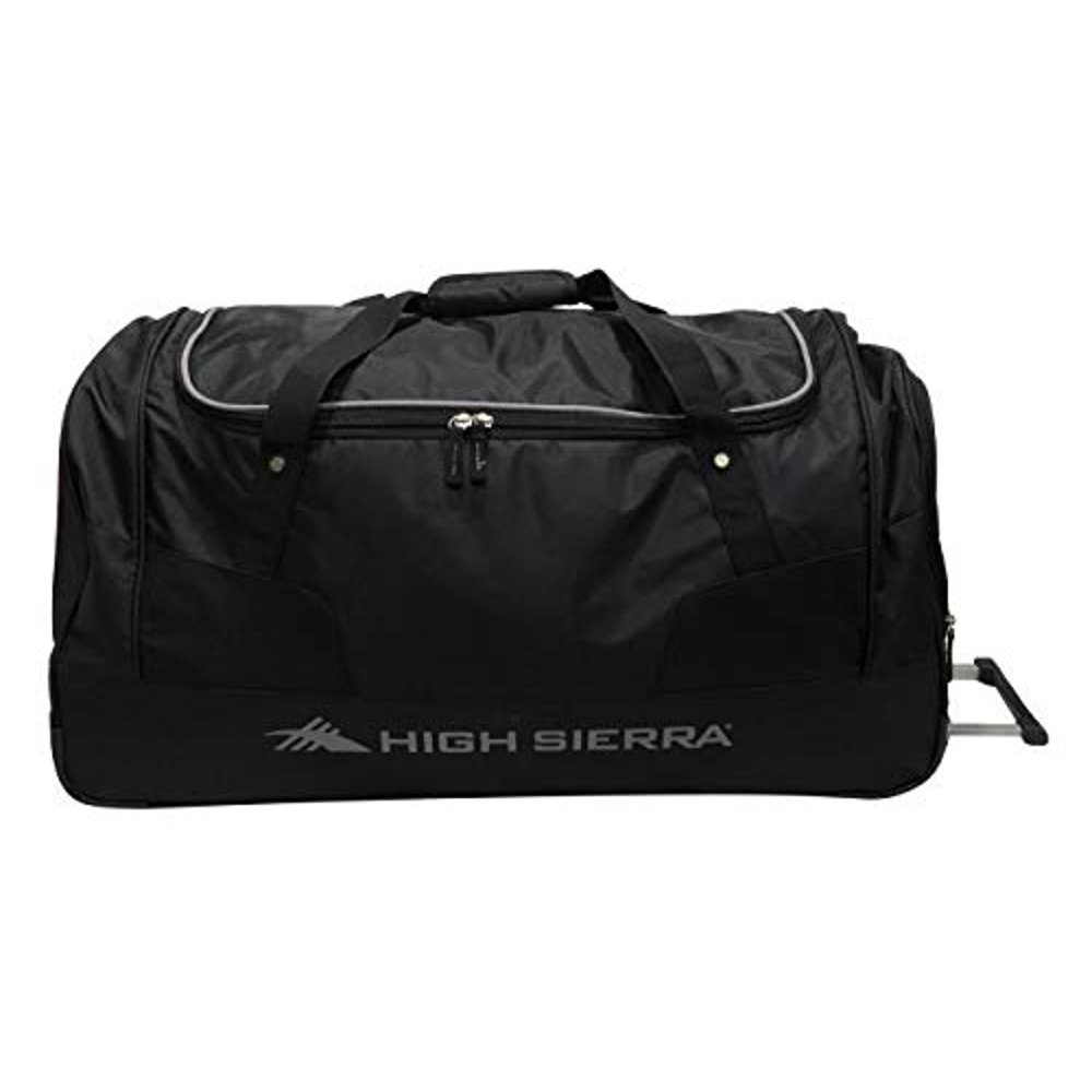 High Sierra Wheeled Duffel Bag (Black/Charcoal, 30Inch)
