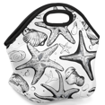 thumbnail image 2 of Herdesigns Nautical Starfish Insulated Neoprene Lunch Bag for Women Men Lunch Box Washable Reusable Lunch Tote Lightweight Lunch Handbag for Work Outdoor Picnic, 2 of 7