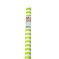 thumbnail image 3 of JAM Paper Lime Green & White Stripe Gift Wrap Paper, 25 sq ft., 3 of 5