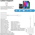 thumbnail image 3 of USB Camera Adapter  USB Female OTG Adapter Compatible with iPhone/iPad  Portable USB Adapter for iPhone with Charging Port  No App Plug and Play (White), 3 of 7