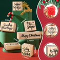 thumbnail image 2 of Juego de sellos navideños de goma Watersay, 6 unidades, artesanía de madera, 2 of 6