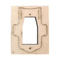 thumbnail image 1 of Card Holder Templates Wooden DIY Folded Card Holder Leather Wallet Template, 1 of 9