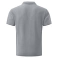 thumbnail image 5 of LTTVQM Mens Breeze Capri Polo Shirt Beer Belly Belly Collar Shirts for Golf Business Casual 2026 Summer Quick Dry Golf Shirts Light Gray 4XL, 5 of 6