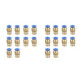thumbnail image 1 of Conector de manguera neumática Kenally 10 piezas de latón PC4-01, 1 of 6