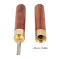 thumbnail image 2 of Edge Leather Beveler Sandalwood Edger DIY Beveling Exterior Finishing Craft Cutting Tool2.0mm, 2 of 4