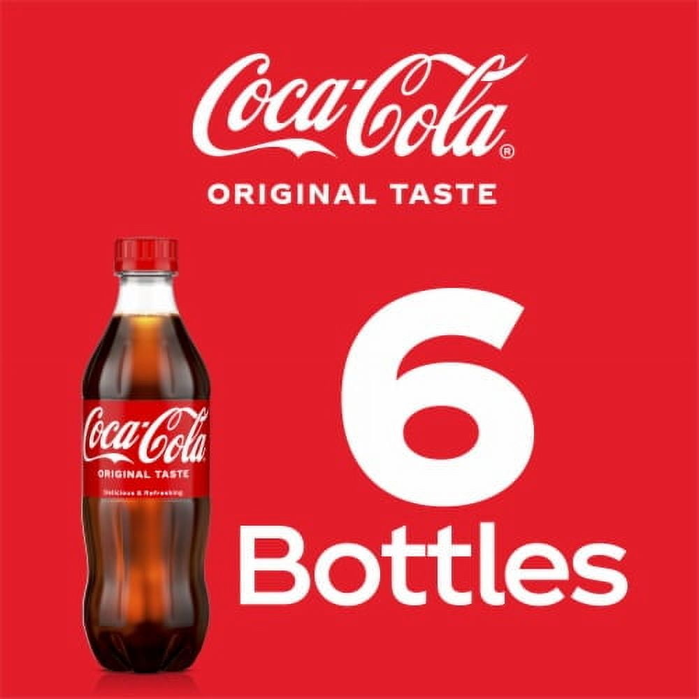 Coca-Cola Classic Soda Bottles 6 pk / 16.9 fl oz