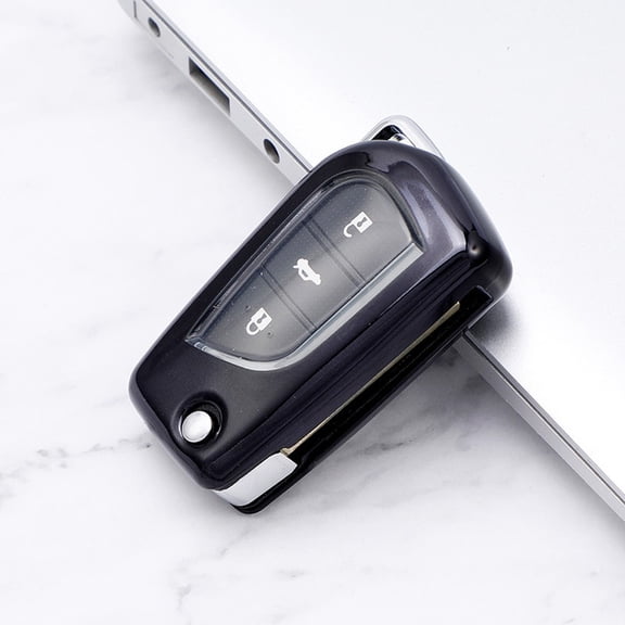 Tpu Flip Key Fob Cover Protector For Toyota For Camry For Rav4 Etc. 3/4 Button Full Package Car Key Case Cover