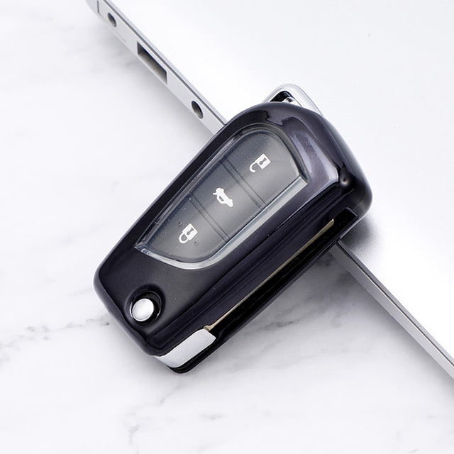 TPU Flip Key Fob Cover Protector For Toyota For Camry For RAV4 etc. 3/4 Button