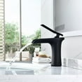 thumbnail image 5 of Altair Mayen Single Hole Single-Handle Waterfall Bathroom Faucet in Matte Black, 5 of 8