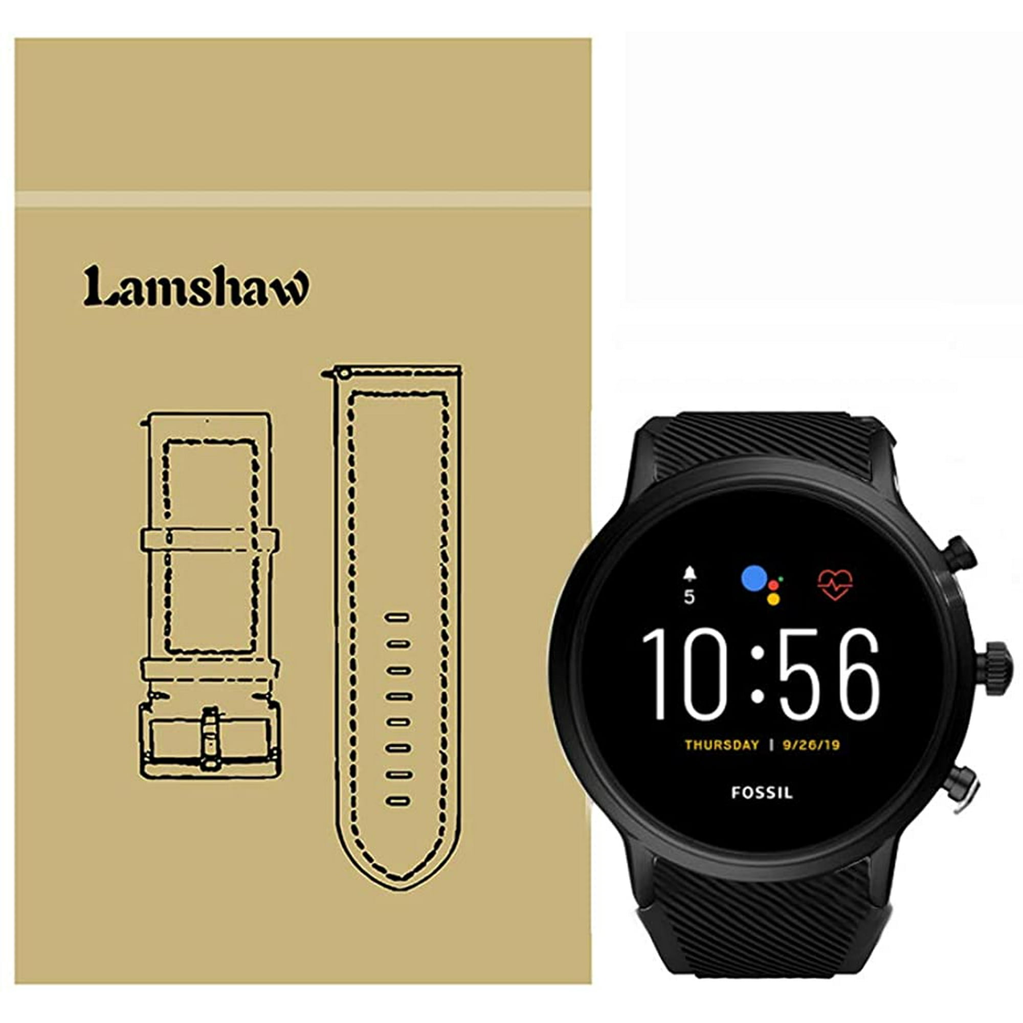 for Fossil Carlyle Hr Bands, Ceston Classic Silicone Replacement