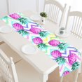 thumbnail image 1 of BSDHOME Tropical Pineapple Table Runner Home Decor 16x72 Inch, Colorful Chevron Table Cloth Runner for Wedding Party Banquet Decoration, 1 of 5