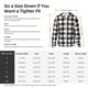 thumbnail image 5 of Fotbe Black White Plaid Chaqueta con Protección Solar UPF 50+ para Hombre y Mujer, Camisa con Capucha y Bolsillos-Large, 5 of 7