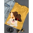 thumbnail image 3 of Pirate Corgi Art T-Shirt Women -Image by Shutterstock, Female Small, 3 of 4