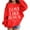 Red, variant on SNKSDGM Toddler Big Girls Hooded 6-7 Years Girls Sweatshirt Size 6-7 Girl's Graphic Prints Sweatshirt Crewneck Long Sleeve Cute Drop Shoulder Pullover Tops Toddler Hoodies with Zipper Size 2T